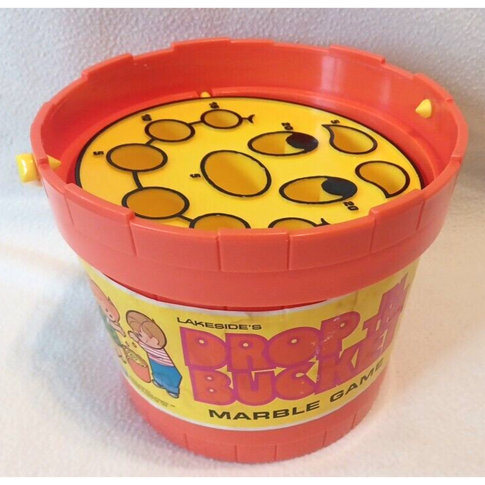 1972 Lakeside's Drop In The Bucket Marble Game Vintage